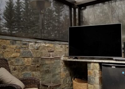 Completed Bearspaw Talius Motorized Screen Project